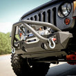 Load image into Gallery viewer, Rugged Ridge Double X Striker Black 76-86 Jeep CJ 87-18 Jeep Wrangler - Back View
