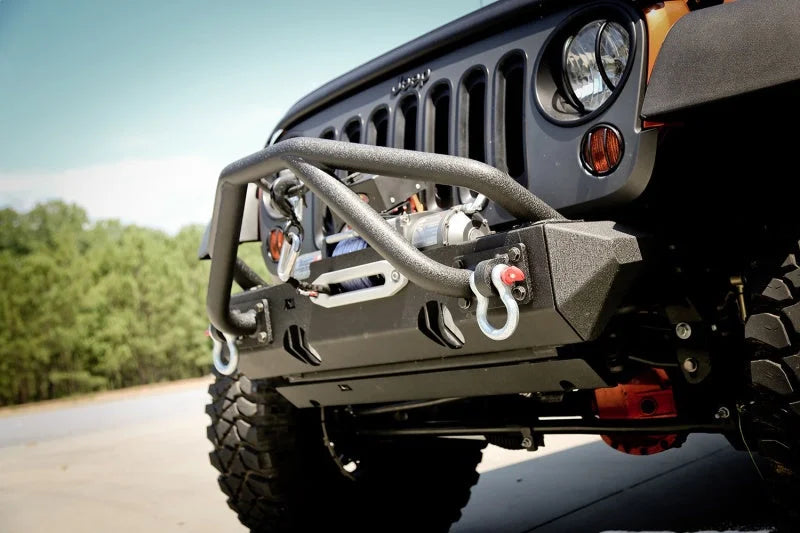 Rugged Ridge Double X Striker Black 76-86 Jeep CJ 87-18 Jeep Wrangler - Back View