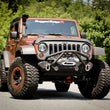 Load image into Gallery viewer, Rugged Ridge Double X Striker Black 76-86 Jeep CJ 87-18 Jeep Wrangler - Installation View