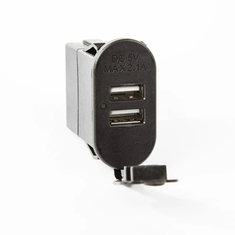 Rugged Ridge Dual USB Port Rocker Switch - Detail View
