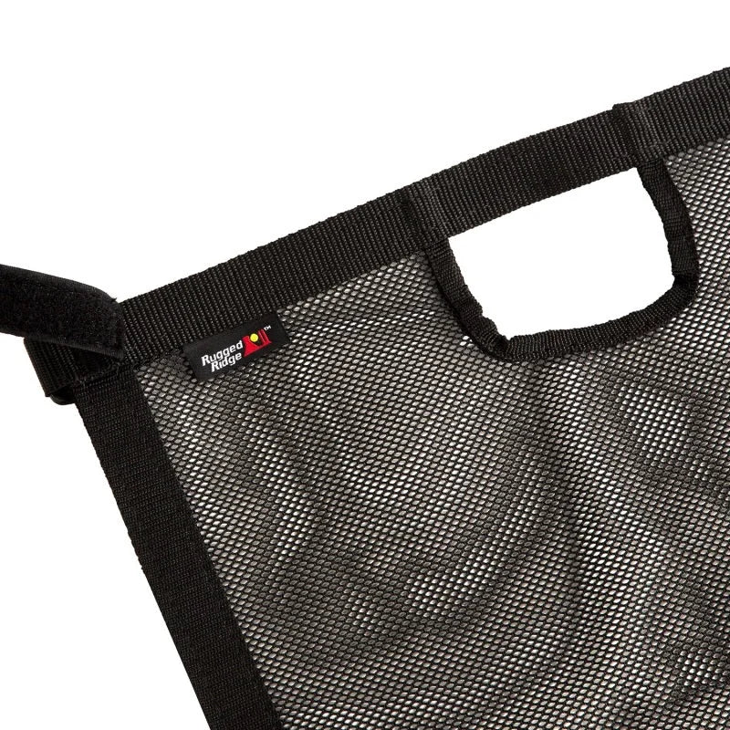 Rugged Ridge Eclipse Sun Shade Black Front 18-20 Jeep Wrangler JLU/JT - Additional View 7