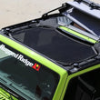 Load image into Gallery viewer, Rugged Ridge Eclipse Sun Shade Front 07-18 Jeep Wrangler JK - Installation View