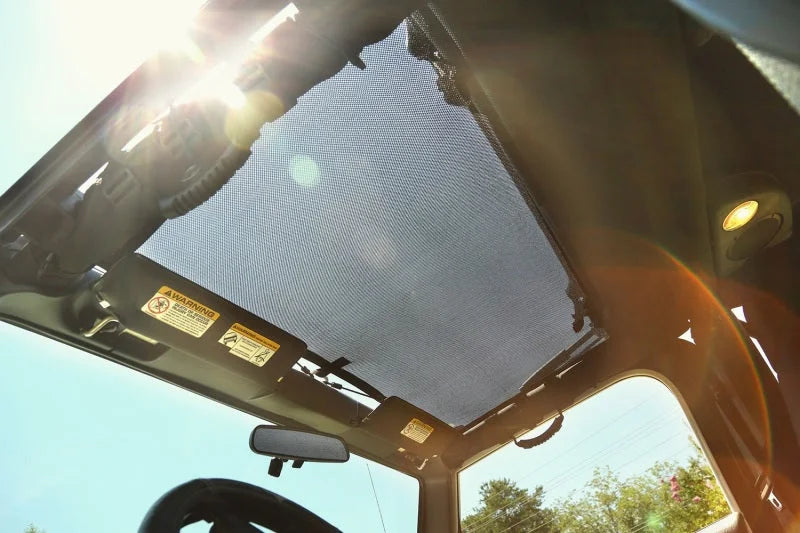 Rugged Ridge Eclipse Sun Shade Full 97-06 Jeep Wrangler TJ - Back View