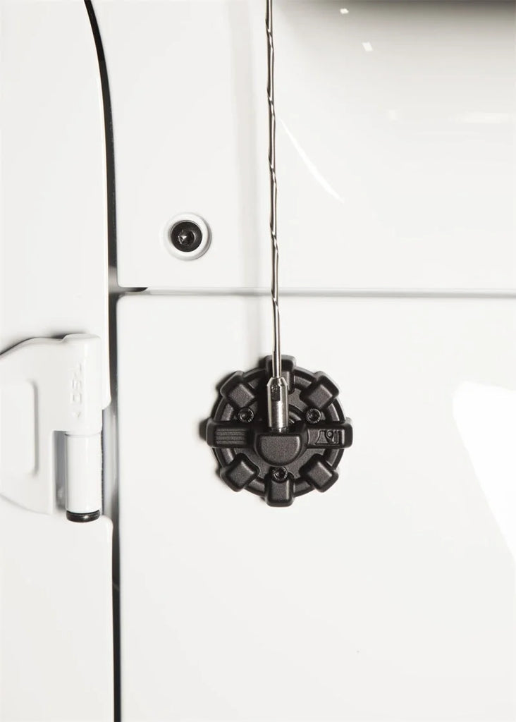 Rugged Ridge Elite Antenna Base Black 07-20 Jeep JK/JL/JT - Side View