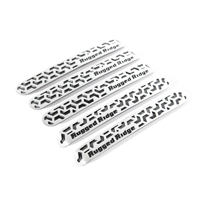 Rugged Ridge Elite Dr Hndle Insert Contrast Tread4D 07-18 Jeep Wrangler JK - Main Product View