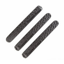 Load image into Gallery viewer, Rugged Ridge Elite Dr Hndle Inserts Black Tread 2Dr 07-18 Jeep Wrangler JK - Main Product View