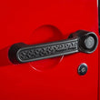Load image into Gallery viewer, Rugged Ridge Elite Dr Hndle Inserts Black Tread 4Dr 07-18 Jeep Wrangler JK - Side View
