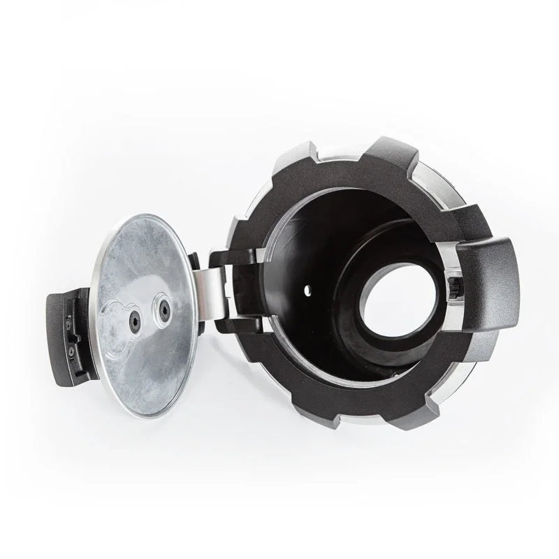 Rugged Ridge Elite Fuel Door Non-Lock Brushed Alum 07-18 Jeep Wrangler JK - Additional View 6
