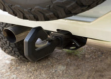 Load image into Gallery viewer, Rugged Ridge Elite Giga Black Hook 2 inch Receiver - Back View