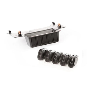 Rugged Ridge Etched Lower 5 Switch Panel Kit 11-18 JK - Main Product View
