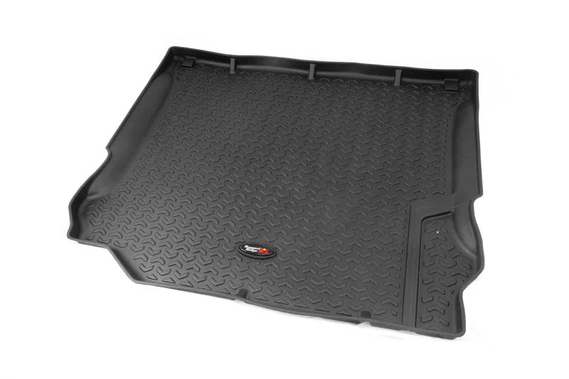 Rugged Ridge Floor Liner Cargo Black 2007-2018 Jeep Wrangler Unlimited JK 4 Dr - Side View
