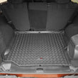 Load image into Gallery viewer, Rugged Ridge Floor Liner Cargo Black 2007-2018 Jeep Wrangler Unlimited JK 4 Dr - Additional View 5