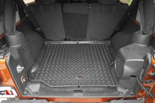 Load image into Gallery viewer, Rugged Ridge Floor Liner Cargo Black 2007-2018 Jeep Wrangler Unlimited JK 4 Dr - Additional View 5