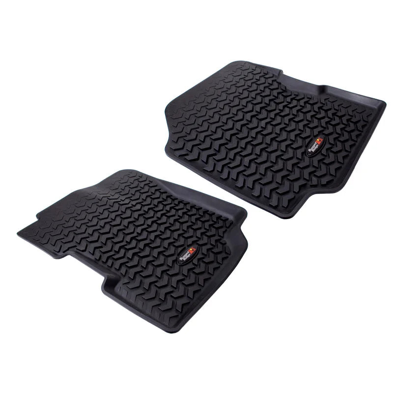 Rugged Ridge Floor Liner Front Black 1976-1983 Jeep CJ-5 - Side View