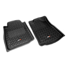 Load image into Gallery viewer, Rugged Ridge Floor Liner Front Black 2005-2011 Toyota Tacoma Regular / Access / Double Cab - Side View