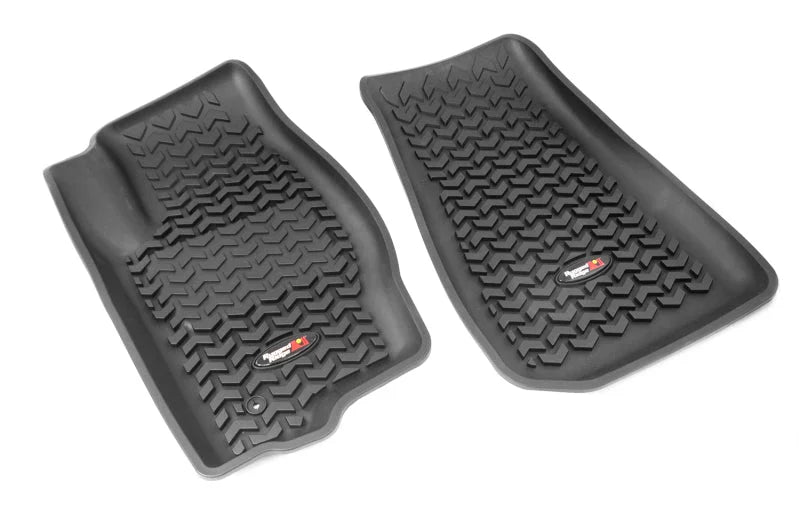 Rugged Ridge Floor Liner Front Black 2007-2012 Dodge / Jeep Caliber / 07-17 Compass / Patriot MK - Side View