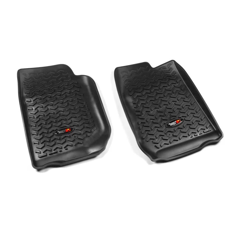 Rugged Ridge Floor Liner Front Black 2007-2018 Jeep Wrangler Unlimited JK 4 Dr - Side View