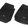 Load image into Gallery viewer, Rugged Ridge Floor Liner Front Black 2007-2018 Jeep Wrangler Unlimited JK 4 Dr - Side View