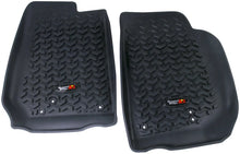 Load image into Gallery viewer, Rugged Ridge Floor Liner Front Black 2007-2018 Jeep Wrangler Unlimited JK 4 Dr - Main Product View