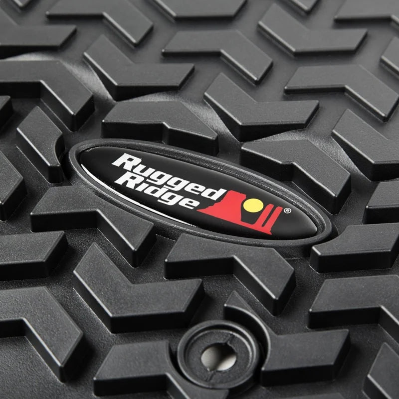 Rugged Ridge Floor Liner Front Black 2007-2018 Jeep Wrangler Unlimited JK 4 Dr - Additional View 5
