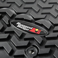 Load image into Gallery viewer, Rugged Ridge Floor Liner Front Black 2007-2018 Jeep Wrangler Unlimited JK 4 Dr - Additional View 5