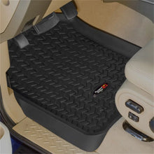 Load image into Gallery viewer, Rugged Ridge Floor Liner Front Black 2012-2016 Ford F-250 / F-350 Regular / Extended - Back View