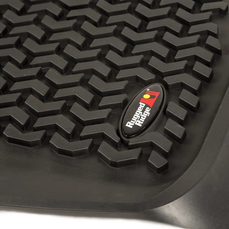 Rugged Ridge Floor Liner Front Black 2017-2018 Ford F-250 / F-350 / F-450 / F-550 Regular - Additional View 9