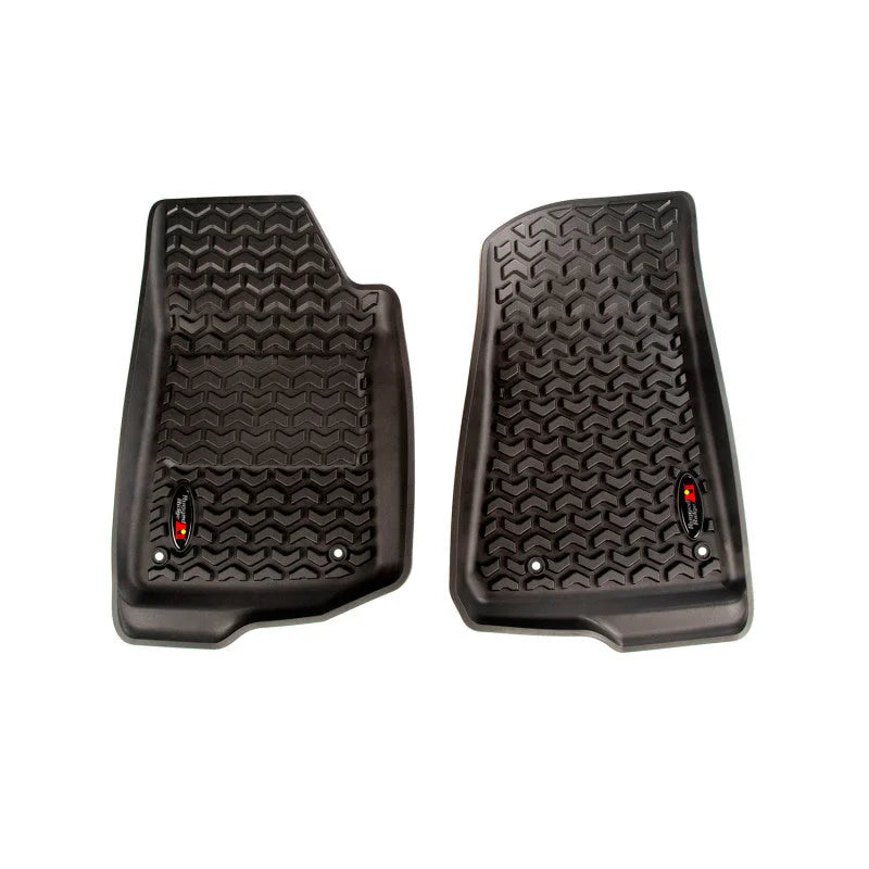 Rugged Ridge Floor Liner Front Black 2018-2020 Jeep Wrangler 2020 Gladiator JL / JT - Main Product View