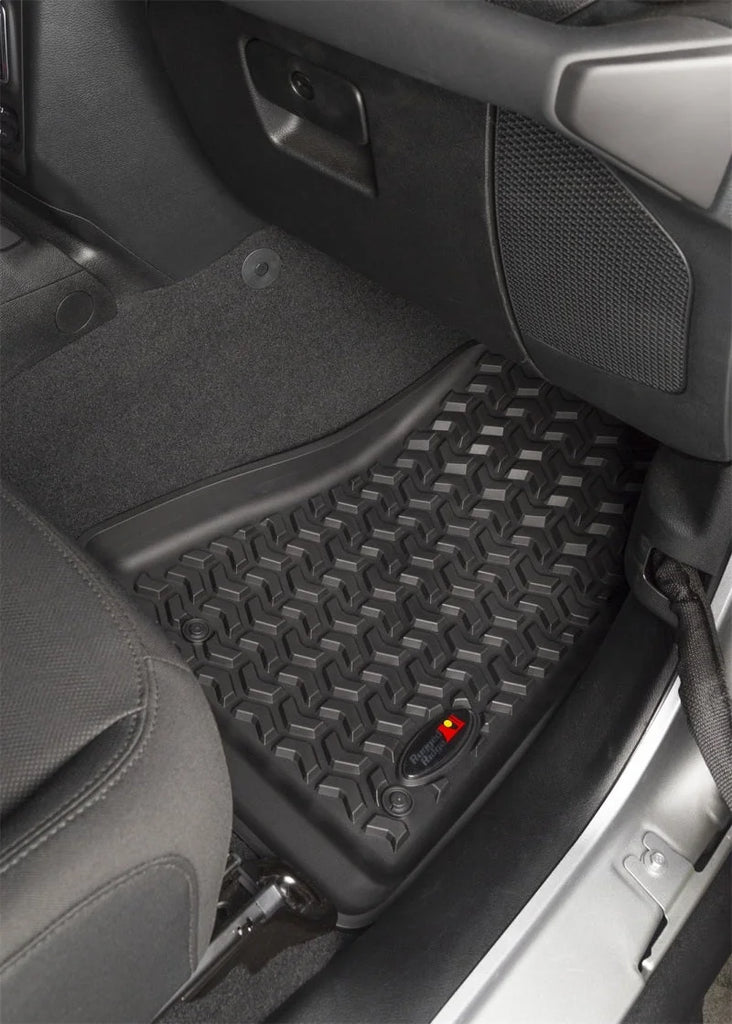 Rugged Ridge Floor Liner Front Black 2018-2020 Jeep Wrangler 2020 Gladiator JL / JT - Side View