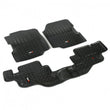 Load image into Gallery viewer, Rugged Ridge Floor Liner Front/Rear Black 1976-1986 Jeep CJ-7 / Jeep Wrangler 87-95 / YJ - Side View
