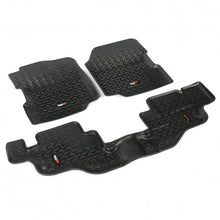 Load image into Gallery viewer, Rugged Ridge Floor Liner Front/Rear Black 1976-1986 Jeep CJ-7 / Jeep Wrangler 87-95 / YJ - Side View