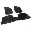Load image into Gallery viewer, Rugged Ridge Floor Liner Front/Rear Black 2007-2018 Jeep Wrangler JK 4 Dr - Side View