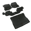 Load image into Gallery viewer, Rugged Ridge Floor Liner Front/Rear/Cargo Black 1976-1995 Jeep Wrangler / CJ - Side View