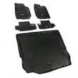 Load image into Gallery viewer, Rugged Ridge Floor Liner Front/Rear/Cargo Black 2011-2018 Jeep Wrangler JK 2 Dr - Side View