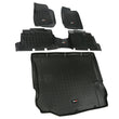 Load image into Gallery viewer, Rugged Ridge Floor Liner Front/Rear/Cargo Black 2011-2018 Jeep Wrangler Unlimited JK 4 Dr - Side View
