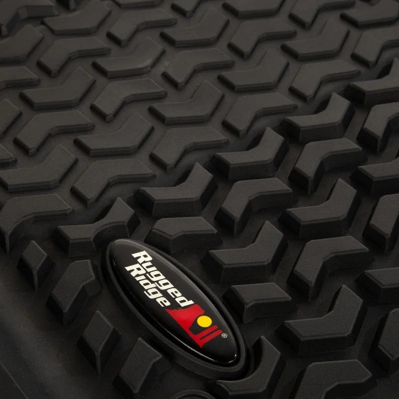 Rugged Ridge Floor Liner Kit Black F/R 18-20 Jeep Wrangler JL 2Dr - Additional View 7