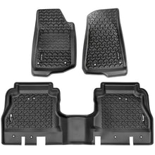 Load image into Gallery viewer, Rugged Ridge Floor Liner Kit Black F/R 20-21 Jeep Gladiator (JT) - Main Product View