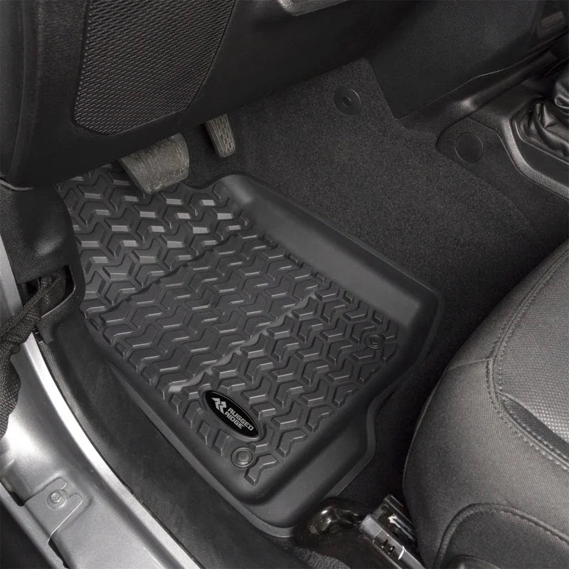 Rugged Ridge Floor Liner Kit Black F/R 20-21 Jeep Gladiator (JT) - Side View