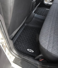 Load image into Gallery viewer, Rugged Ridge Floor Liner Rear Black 1984-2001 Jeep Logo Cherokee XJ - Side View