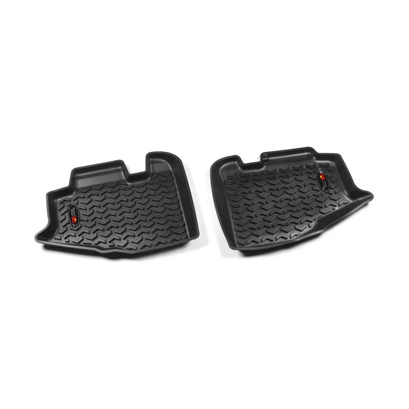 Rugged Ridge Floor Liner Rear Black 1997-2006 Jeep Wrangler TJ / LJ - Side View