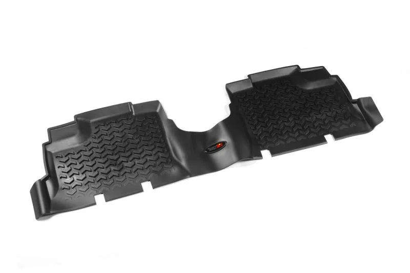 Rugged Ridge Floor Liner Rear Black 2007-2018 Jeep Wrangler Unlimited JK 4 Dr - Back View
