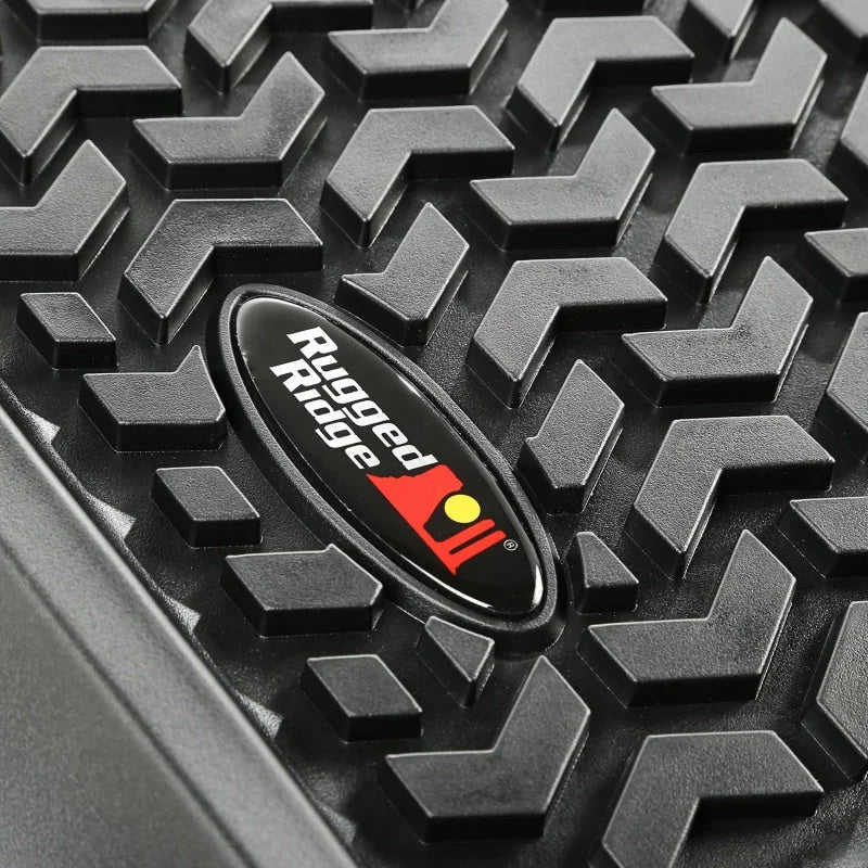 Rugged Ridge Floor Liner Rear Black 2012-2019 Toyota Tundra Double Cab / Crew Max - Main Product View