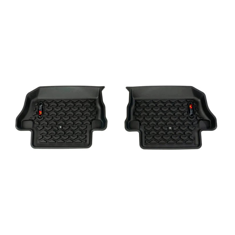 Rugged Ridge Floor Liner Rear Black 2018-2020 Jeep Wrangler JL 2 Dr - Side View