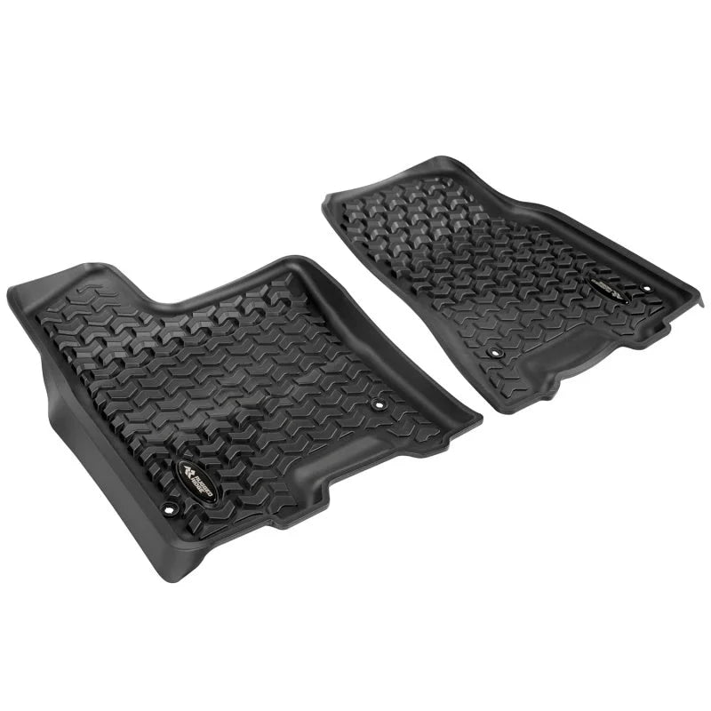 Rugged Ridge Floor Liner Set Front Pair Black 19 RAM 1500 - Side View