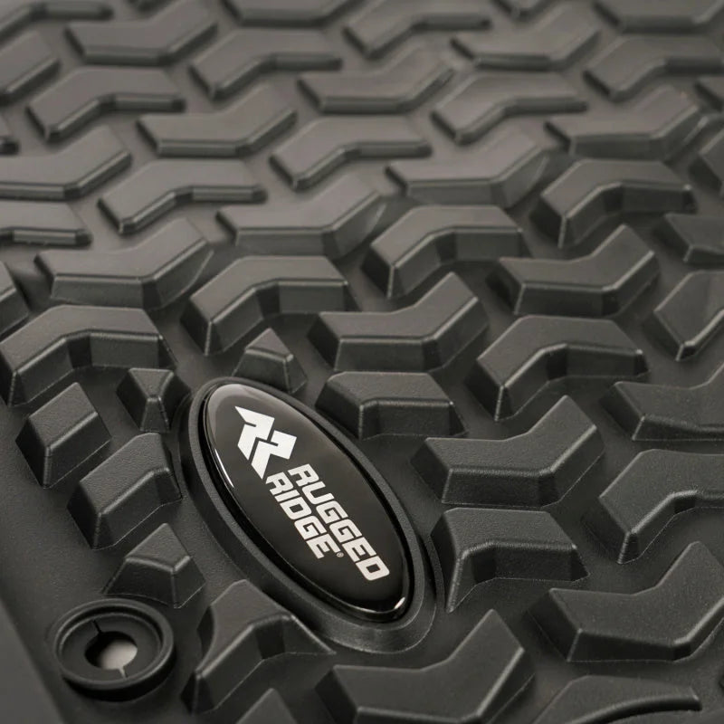 Rugged Ridge Floor Liner Set Front Pair Black 19 RAM 1500 - Back View