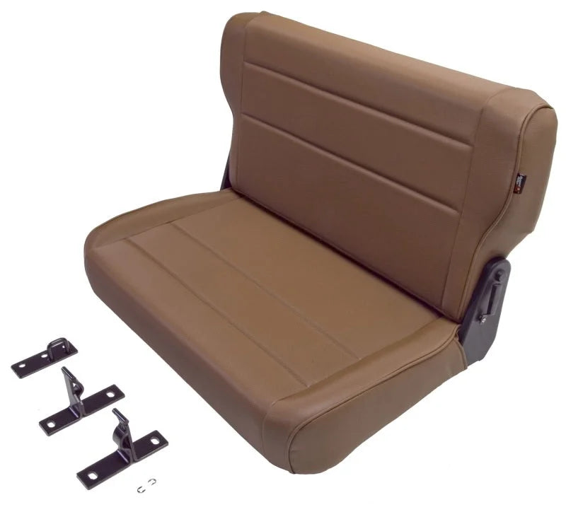 Rugged Ridge Fold & Tumble Rear Seat Spice 76-95 Jeep CJ / Jeep Wrangler - Main Product View