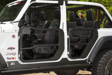 Load image into Gallery viewer, Rugged Ridge Fortis Front Tube Doors 18-20 Jeep JL / 2020 JT - Back View