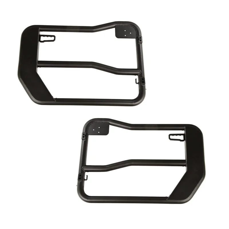 Rugged Ridge Fortis Front Tube Doors with Mirrors 18-23 Jeep Wrangler JL/JT - Main Product View