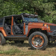 Load image into Gallery viewer, Rugged Ridge Fortis Tube Doors Front 07-18 Jeep Wrangler JK - Side View