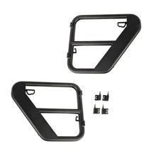 Load image into Gallery viewer, Rugged Ridge Fortis Tube Doors Rear 07-18 Jeep Wrangler JK 4-Dr - Main Product View